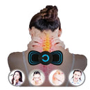 Massageador Portátil Recarregável Dor Pescoço Coluna Pernas